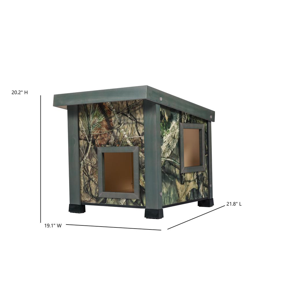 ECOFLEX® Outdoor Cat House in Mossy Oak®