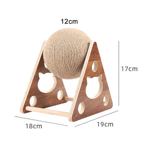 Cat Toy Interactive Cat Scratcher Board Kitten Sisal Rope Ball Scratch Paws Pet Grinding Scratching Cats For Scratcher Toys