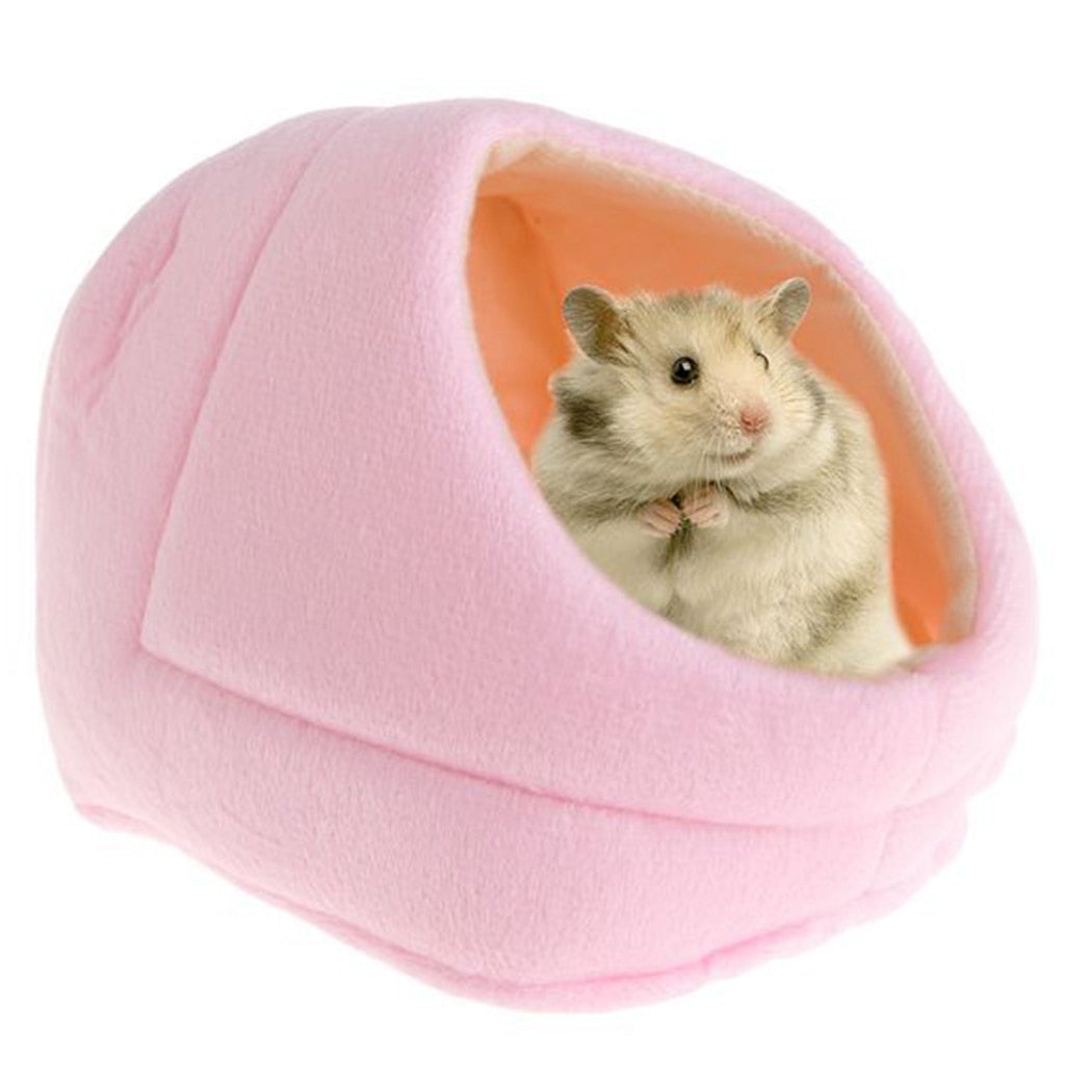 New Small Animal Hamster Bed House Winter Warm Squirrel Hedgehog Rabbit Chinchillas Mattress House Nest Hamster Accessories