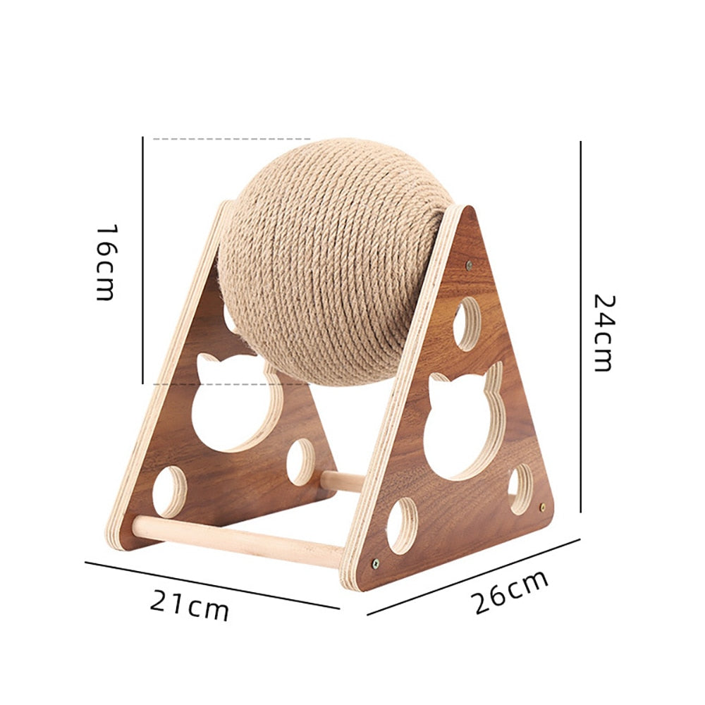 Cat Toy Interactive Cat Scratcher Board Kitten Sisal Rope Ball Scratch Paws Pet Grinding Scratching Cats For Scratcher Toys