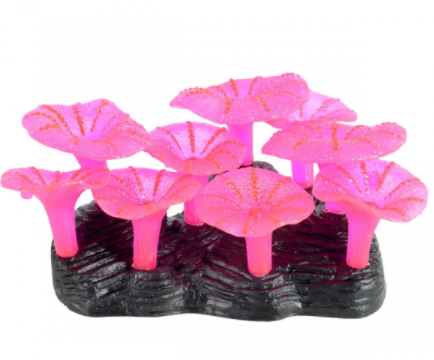 Underwater Treasures Glowing Mushroom Reef - Pink