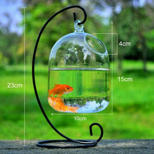 Hanging Glass Aquarium Fish Bowl