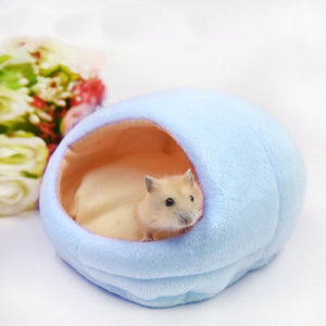 New Small Animal Hamster Bed House Winter Warm Squirrel Hedgehog Rabbit Chinchillas Mattress House Nest Hamster Accessories