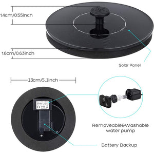 Mini Solar Water Fountain Pool