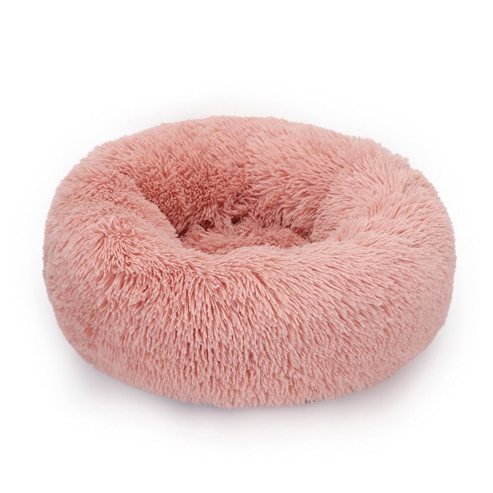 Dog Bed Long Plush Basket