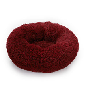 Dog Bed Long Plush Basket