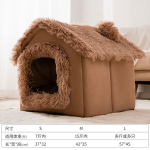 Breathable Warm Plush Pet Bed