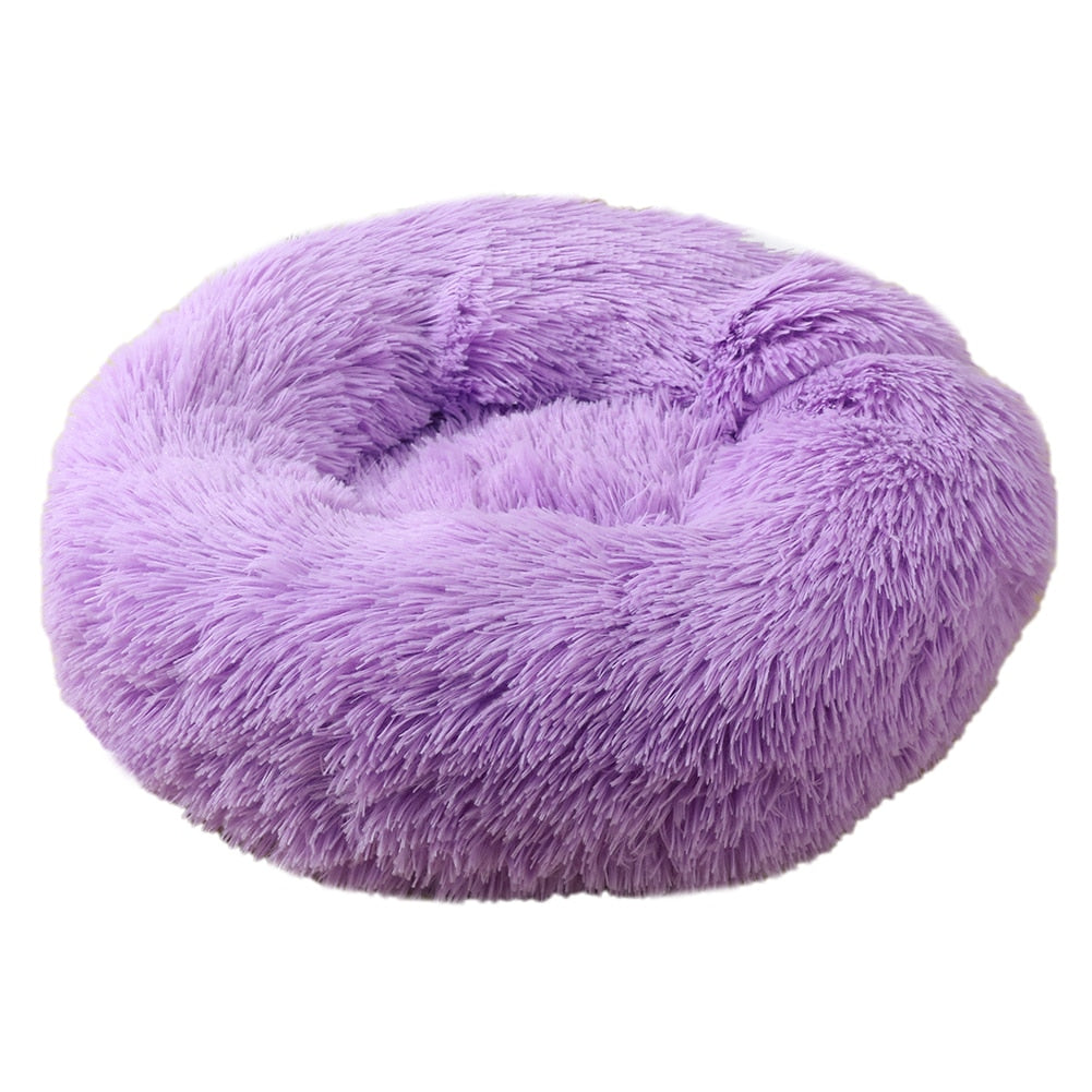 Dog Bed Long Plush Basket