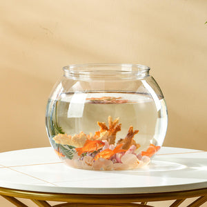 Aquarium Centerpiece Decorative Fish Stones Bowl