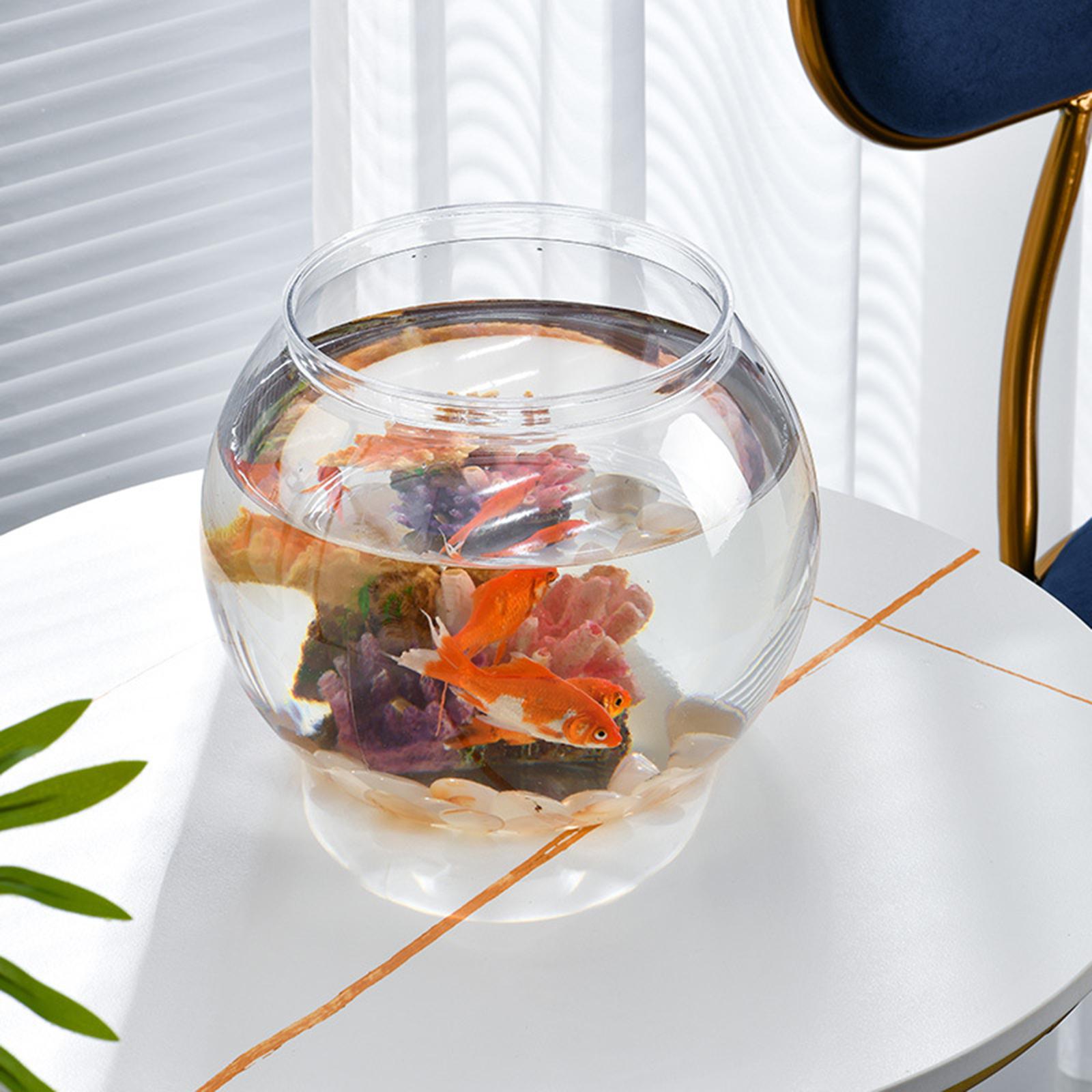 Aquarium Centerpiece Decorative Fish Stones Bowl