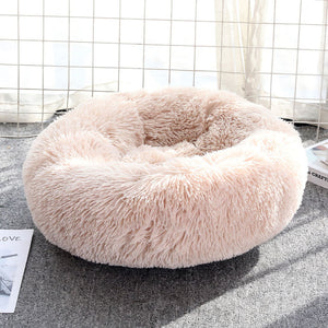 Dog Bed Long Plush Basket