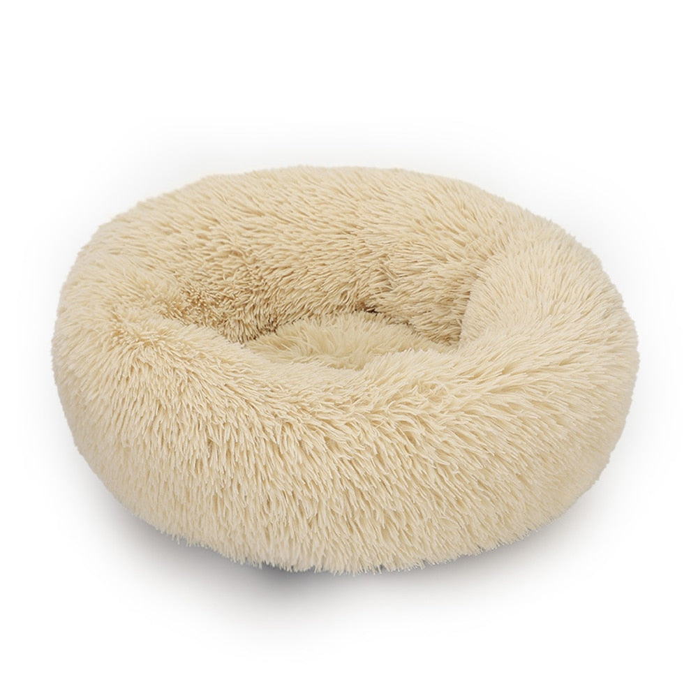 Dog Bed Long Plush Basket