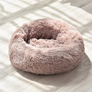 Dog Bed Long Plush Basket