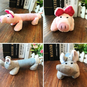 Dogs Cat Plush Squeak Stuffed Toys